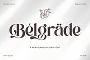 Belgrade, a Serif Font by Umitype (Thumbnail 1 of 10)