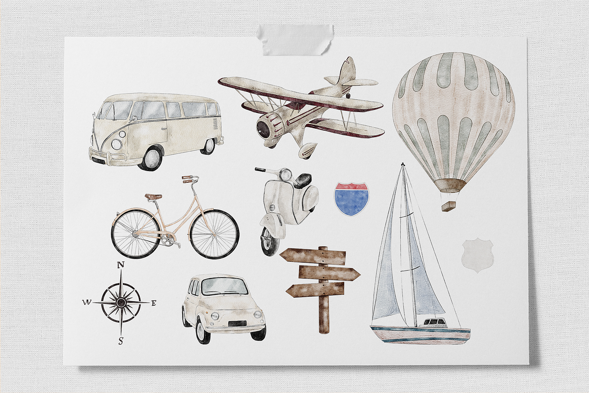 Watercolor Wedding Map Creator, a Person Illustration by lilisprints (Photo 6 of 8)