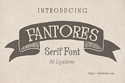 Fantores – Serif Font, a Serif Font by NDNL Studio (Thumbnail 1 of 8)
