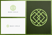 20 Circle geometric logos - outline, a Branding & Logo Template by VP Fonts (Thumbnail 9 of 21)