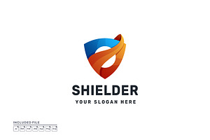 Colorful Shield Logo Design Vector, a Branding & Logo Template by yuanesei