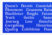 Diences Display Blackletter Font, a Blackletter Font by Typetemp Studio (Thumbnail 8 of 19)