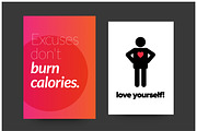 Set of 10 Motivational Posters, an Illustration by Orange Graphics (Thumbnail 2 of 5)