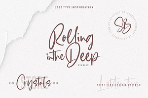 Blankside - Modern Script Font