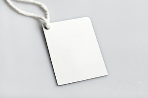 Cloth label blank tag containing background, blank, and closeup