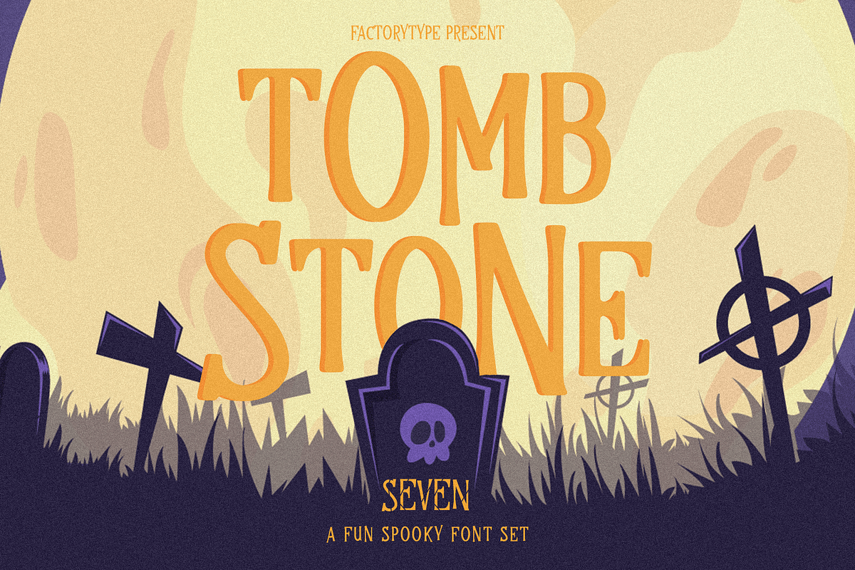 Tombstone, a Font by FactoryType Studio (Photo 1 of 11)