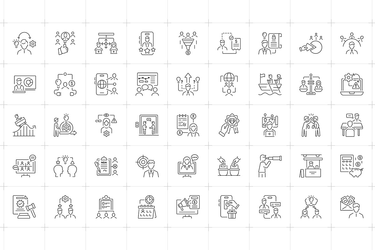 People Outline Icon Collection, an Outline Icon by Prosymbols (Photo 4 of 5)
