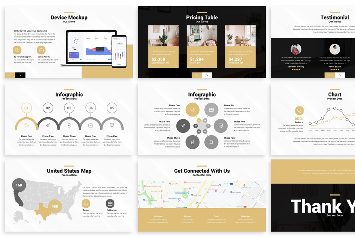 Unit - Modern Powerpoint Template, a Presentation Template by SlideFactory