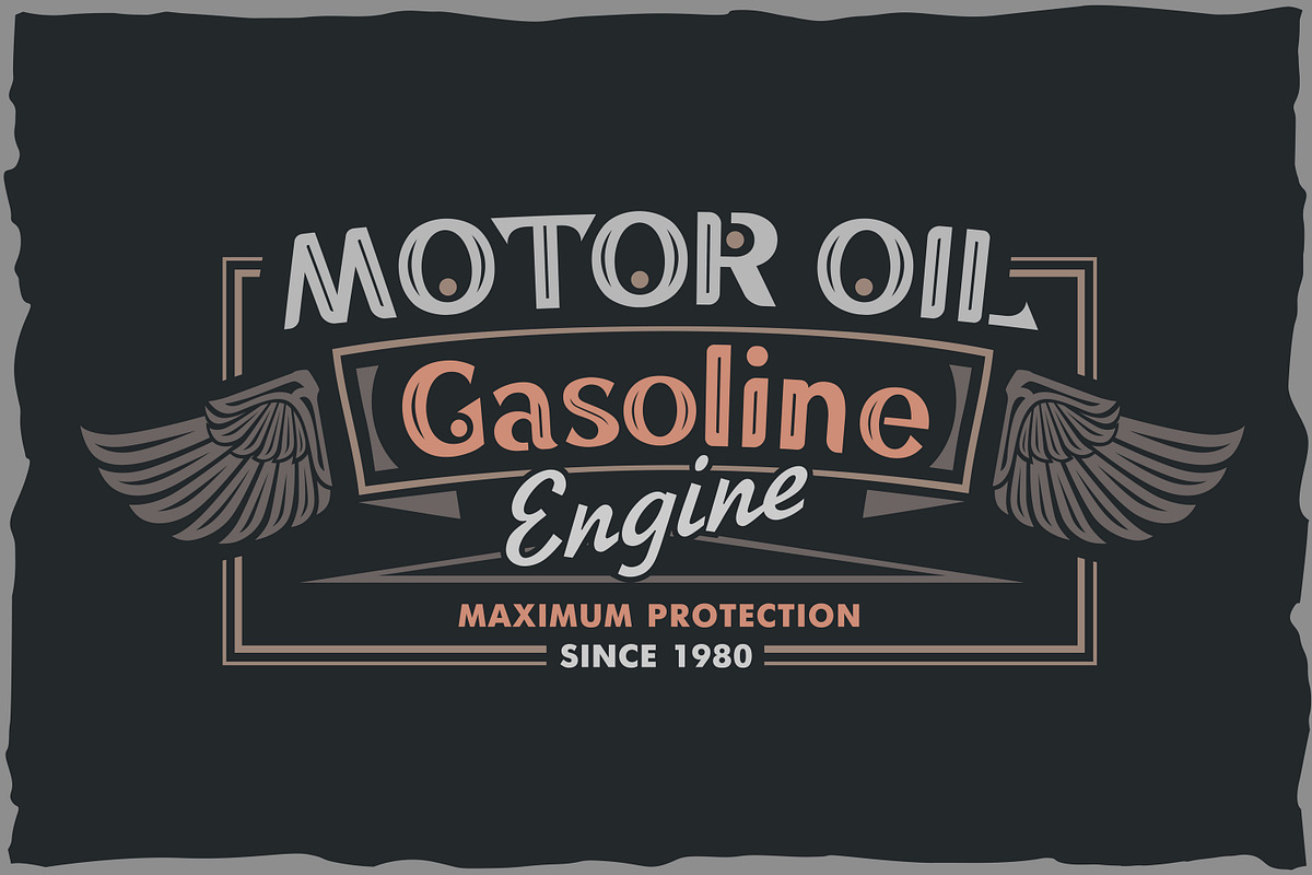 Seignior - vintage font, a Slab Serif Font by Fractal fonts & graphics (Photo 5 of 7)
