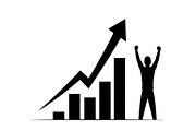 50 Business Growth Success Icons Bun, an Illustration by Designer_Momina (Thumbnail 22 of 51)