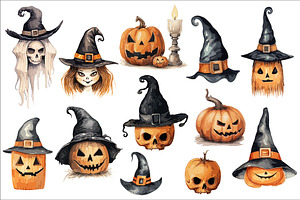 Halloween Vintage Clipart