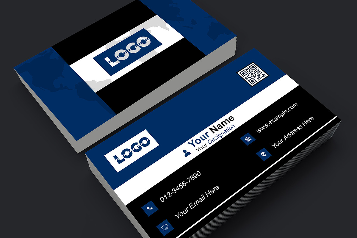 Clean Corporate Business Card preview 2