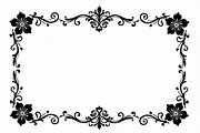 Decorative Frame Vector Bundle, an Illustration by yasushie (Thumbnail 9 of 9)