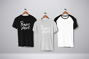 Realistic Basic T-Shirt Templates, a Shirt Mockup by George Rod (Thumbnail 1 of 5)