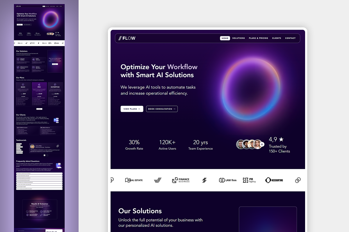 SAAS, Startup & Technology Website, a Wix Template by Kitteeh (Photo 3 of 20)