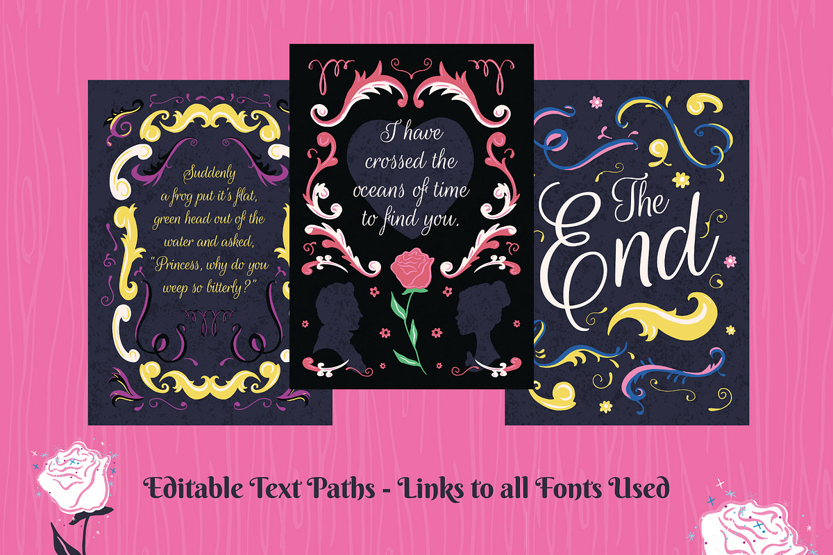 Classical Fairy Tale Graphics Bundle, a Decorative Illustration by Wingsart Studio (Photo 9 of 11)