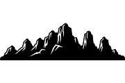 Mountain Range Silhouette, an Object Graphic by Designer_Momina (Thumbnail 3 of 20)