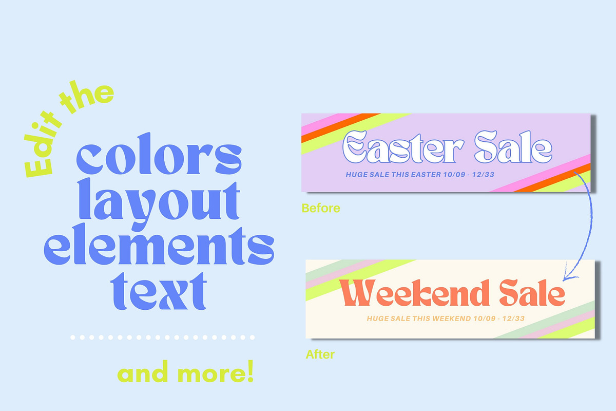 Etsy Shop Branding Canva Templates, a Landing Page Template by Hell Yeah Designs (Photo 6 of 7)