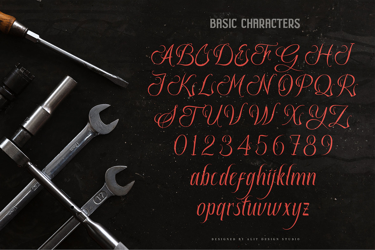 Thousand Familia, a Script Font by alit design (Photo 5 of 15)