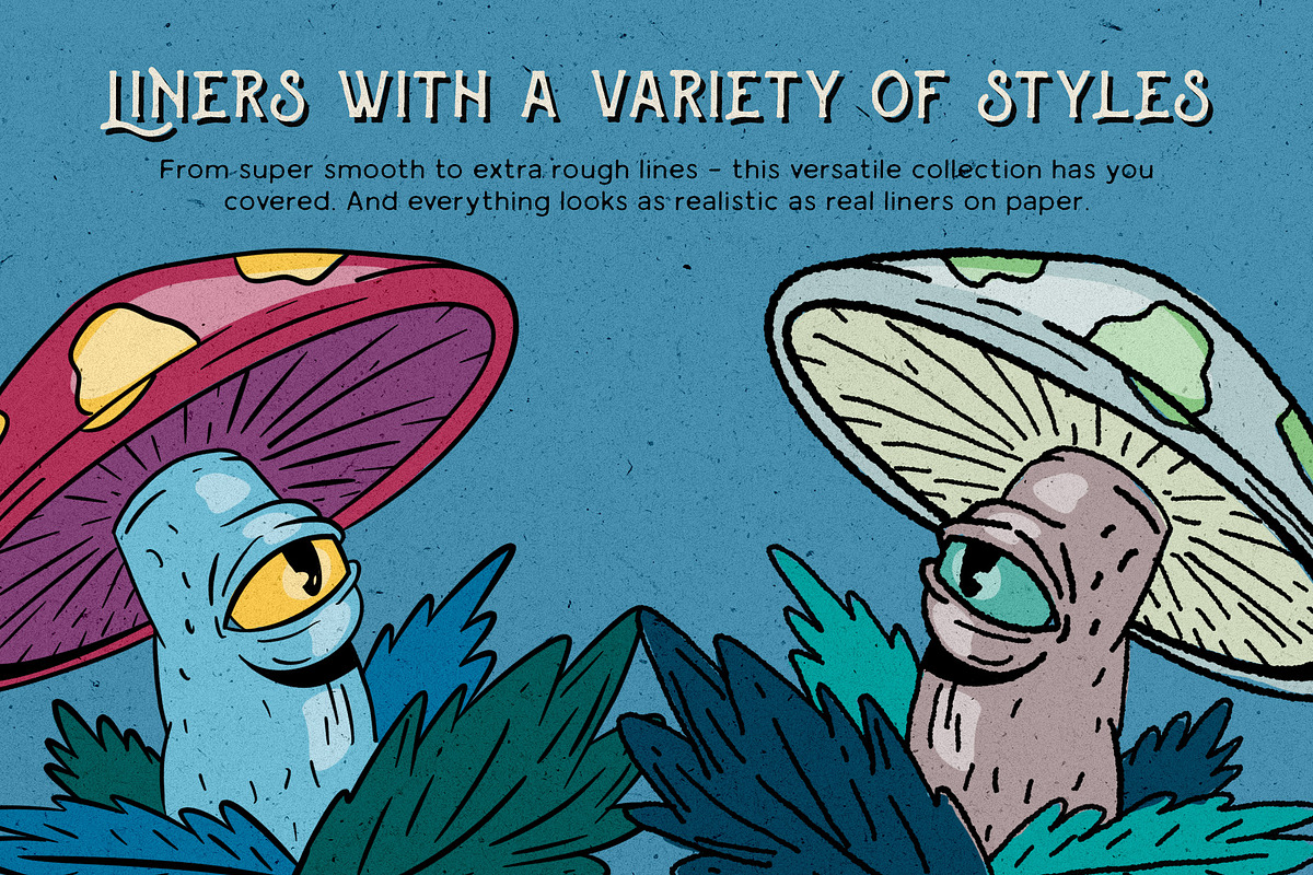 Procreate Fine Liners, a Brush Add-On by RadekBroz (Photo 5 of 10)