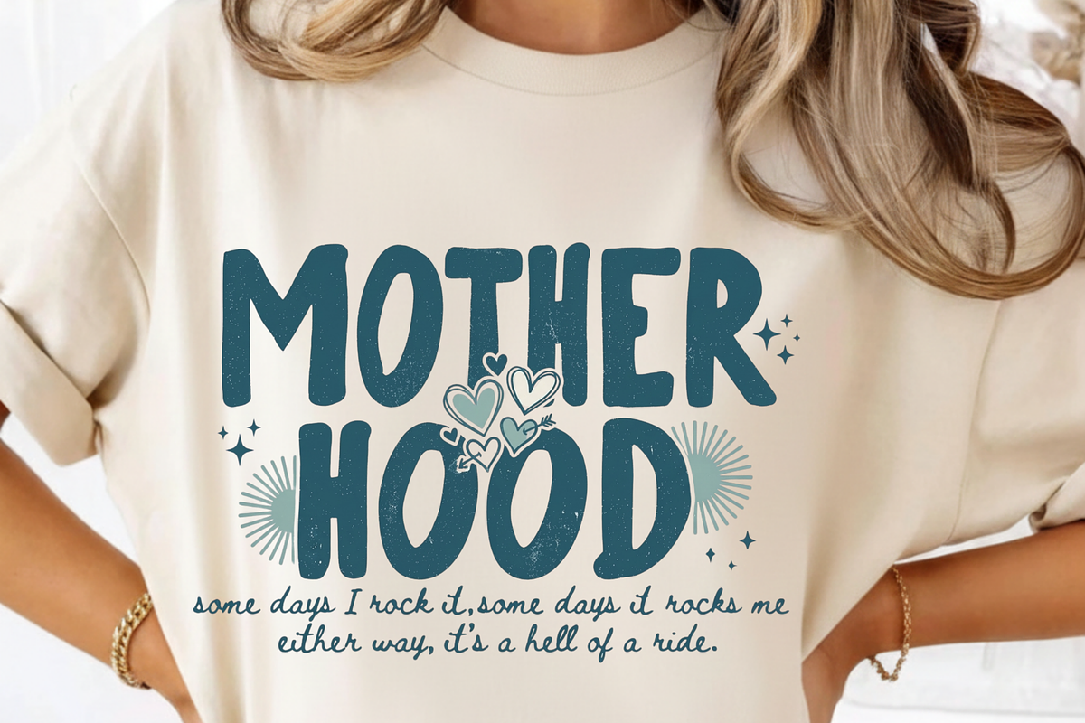 Motherhood PNG, Trendy Mom Life PNG,, a Graphic by Vector Portal (Photo 7 of 9)