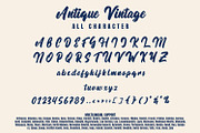 Antique Vintage - Script Font, a Script Font by Arendxstudio (Thumbnail 8 of 8)