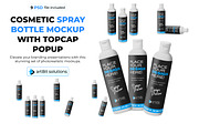 Cosmetic Bottle Mockup Set, a Cups & Container Mockup by artBit Design Studio (Thumbnail 1 of 10)