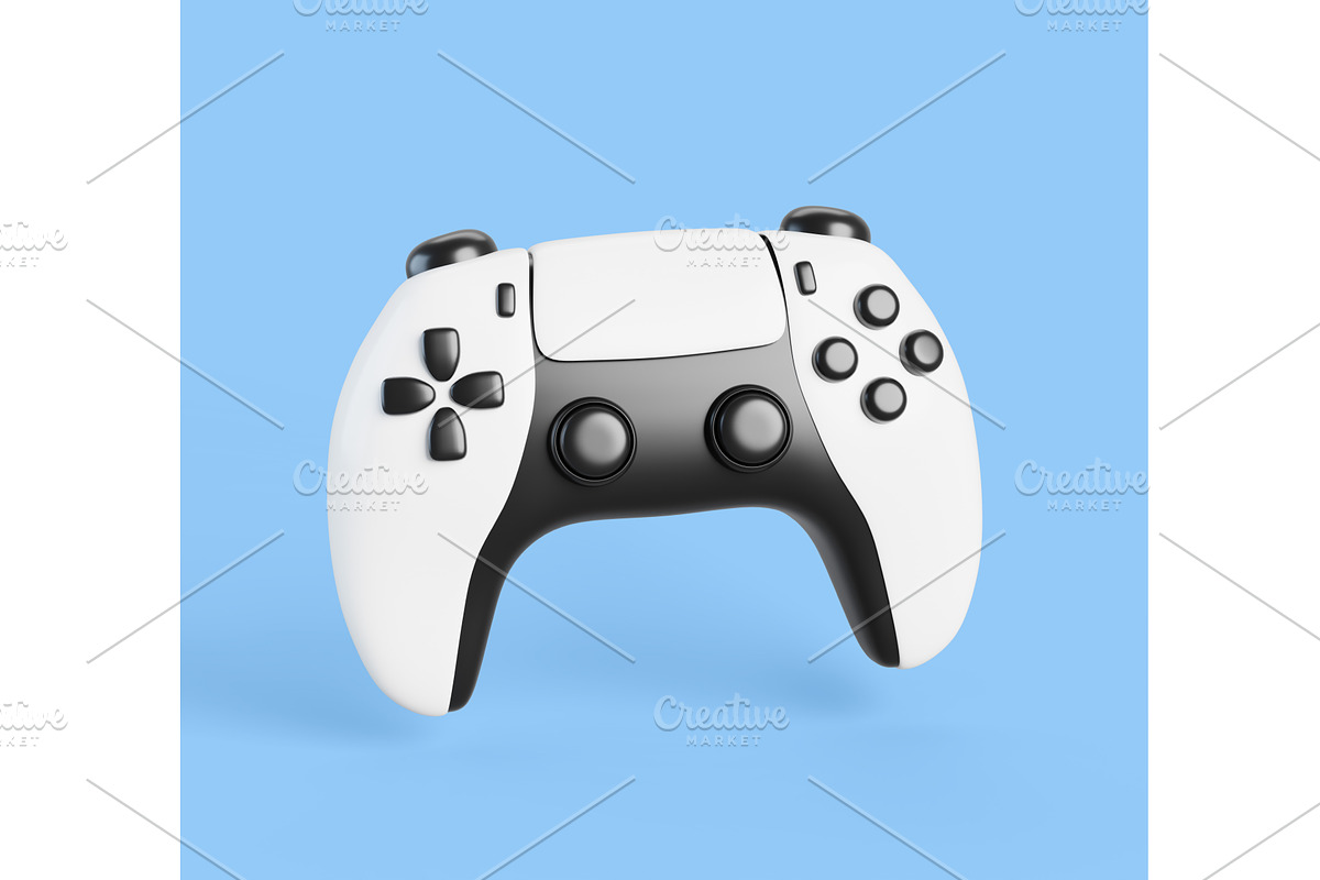 3d video game controller cartoon, an Object 3D Model by Marozhkastudio ...