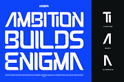 Vaslera - Futuristic Tech Sans Font, a Sans Serif Font by Say Studio (Thumbnail 2 of 10)