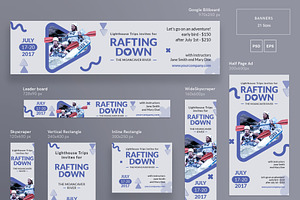 Banners Pack Rafting