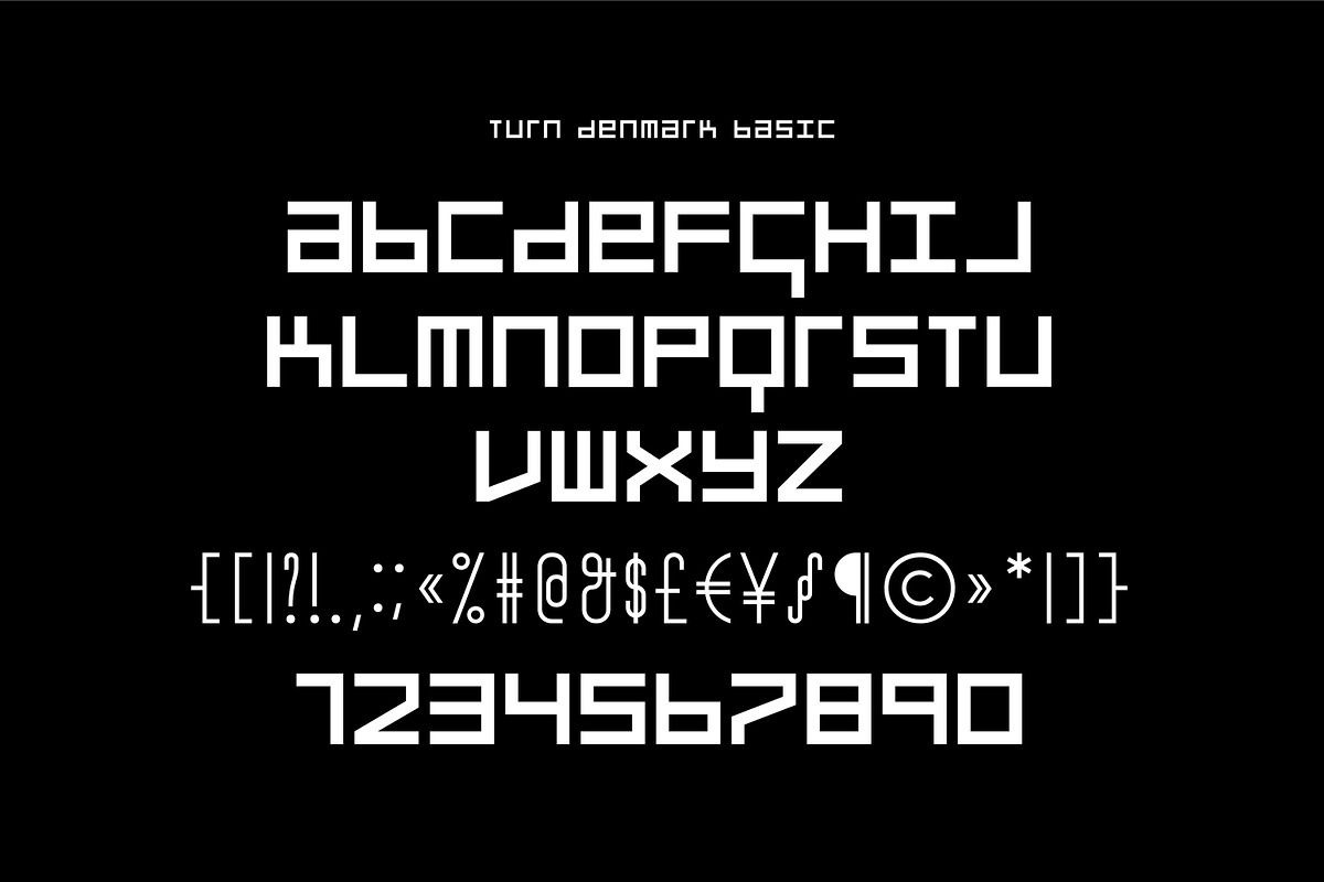 Turn Denmark, a Symbol Font by Here  FF (Photo 12 of 13)