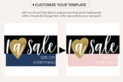 Black Friday + Cyber Monday Bundle, a Social Media Template by jgdigital.co designs (Thumbnail 4 of 11)