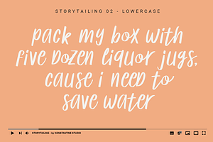 Story Tailing - Playful Script Fonts