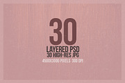 30 Vintage Halftone Overlay/BGs, a Texture Graphic by DesignWorkz (Thumbnail 2 of 5)