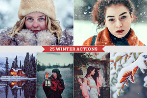 Winter Photoshop Actions