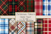 Christmas Checkered Patterns, a Texture Illustration by DreamPrint404 (Thumbnail 1 of 4)