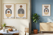 Modern Boho Frame Mockup Pack 30 PSD, a Mockup by DreamoraArt (Thumbnail 3 of 7)