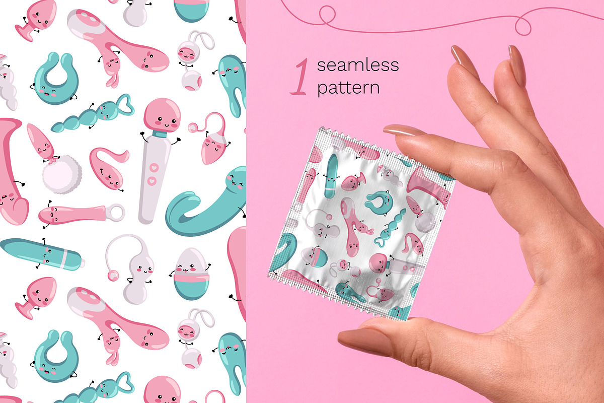 Sex Toys Characters 18+, an Object Illustration by Panna Limon Store (Photo 5 of 7)