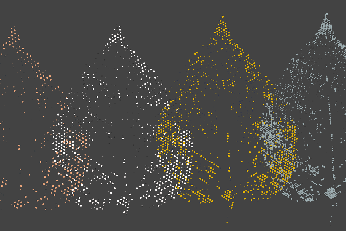 FloraMegapack | 200 Halftone Vectors, a Texture Graphic by invisiblelayer (Photo 3 of 5)