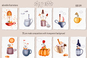 COZY MOOD Aesthetics Clipart Creator, a Food Illustration by ArtOLB (Thumbnail 4 of 10)