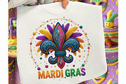 Fleur De Lis Yarn Png Mardi Gras, an Illustration by designcity5 (Thumbnail 1 of 9)