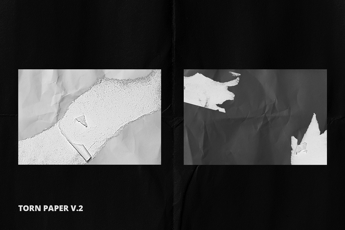Torn Paper Textures Vol.2, a Texture Graphic by Gravito