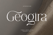 Geogira - Family Serif Typeface, a Serif Font by Flawless And Co (Thumbnail 1 of 10)