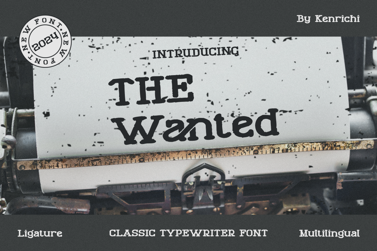 THEWanted, a Serif Font by Kenrichi (Photo 2 of 8)