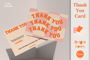 Business Thank You Card Template, a Templates & Theme by Boltik Studio