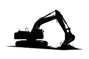 Excavator Construction Vector Bundle, an Illustration by Amazin_art (Thumbnail 24 of 51)