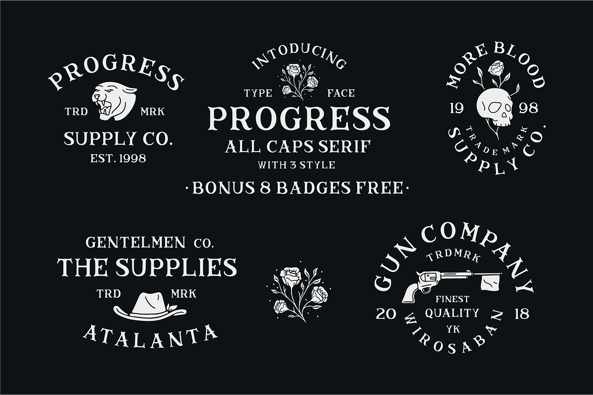 Progress + Extras, a Sans Serif Font by prasetyadavid (Photo 9 of 10)