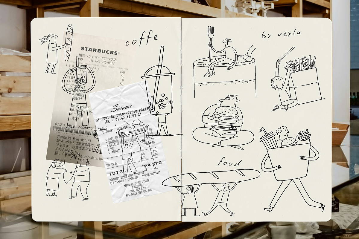 Naive Food: Hand-Drawn Characters, a Food Illustration by Veyla (Photo 10 of 19)