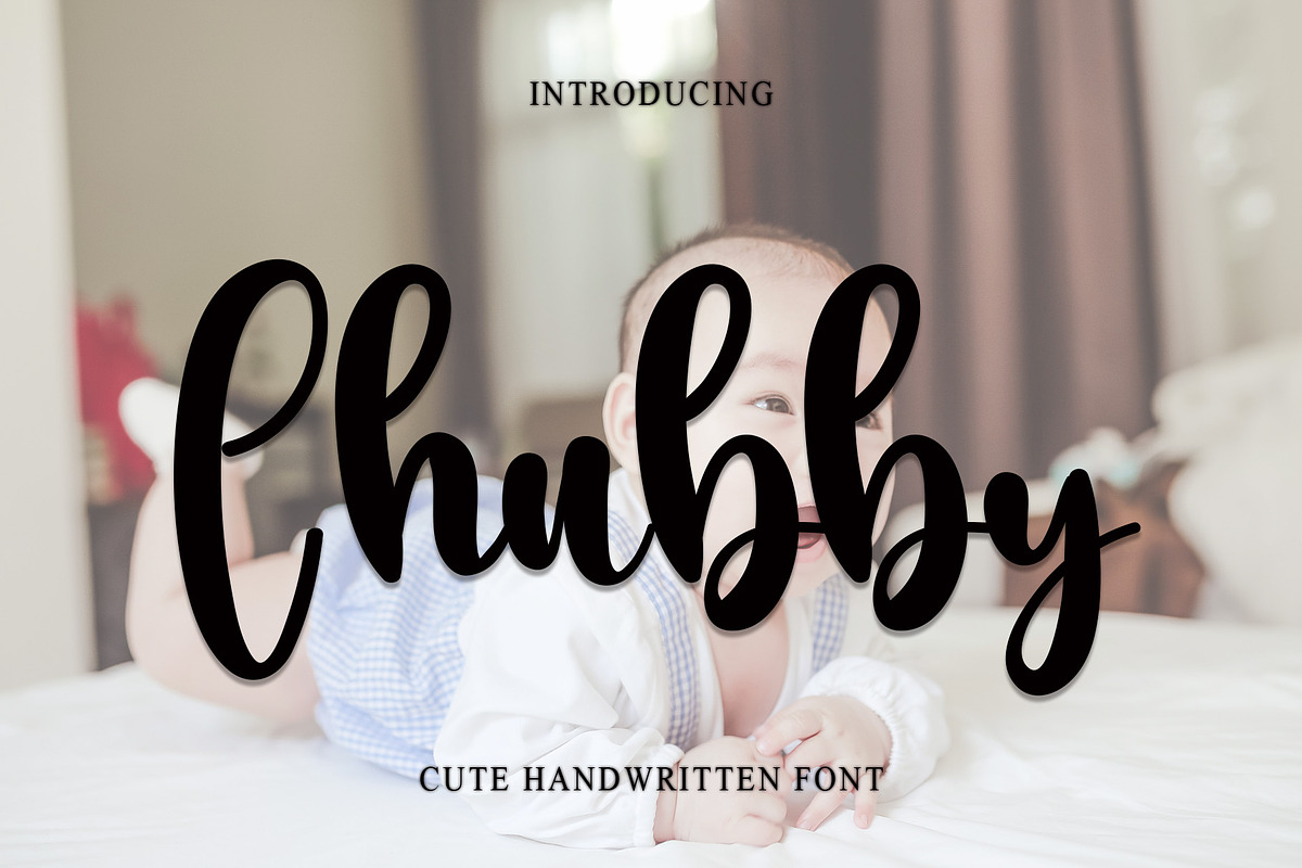 Chubby, a Handwritten Font by InermediaSTUDIO (Photo 1 of 6)