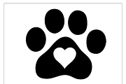 Heart Paw Print Logo, a Finance Illustration by CarWrap design (Thumbnail 4 of 4)